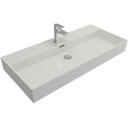 Раковина Bocchi Milano 100 1378 Белая глянцевая