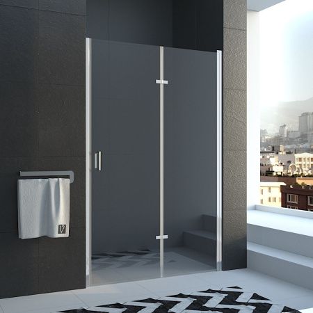 Душевая дверь Veconi Vianno VN-42, 1000x1950, хром, стекло прозрачное
