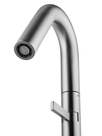 Смеситель для раковины высокий WONZON & WOGHAND, Брашированный никель (WW-6068-BS)