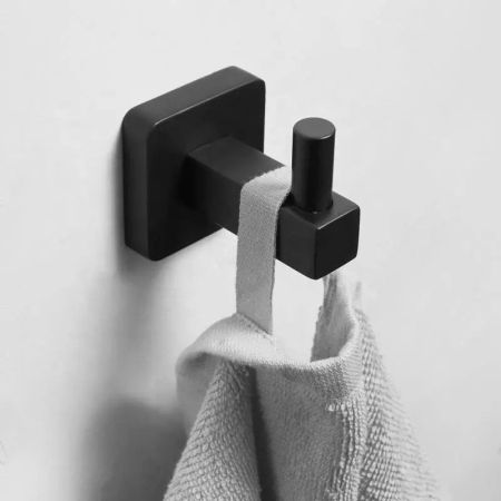 Крючок для ванной комнаты Maretti Umbria Black UMB53198, черный, артикул UMB53198