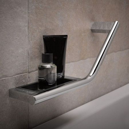 Поручень Keuco Plan 45 R 14909 011037 с мыльницей Хром, артикул 14909011037