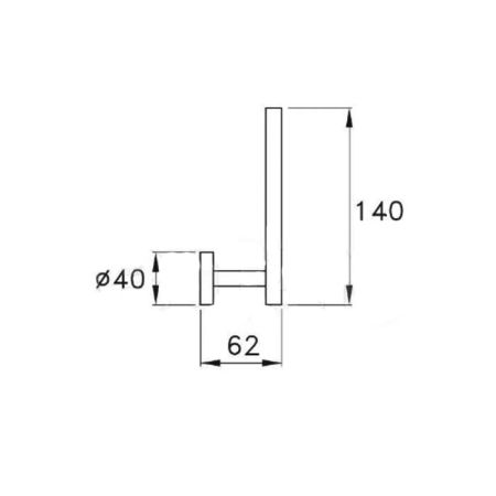 Stella Lucilla Держатель запасного рулона туалетной бумаги, подвесной 1035 цвет: хром, артикул LL 10016 CR00