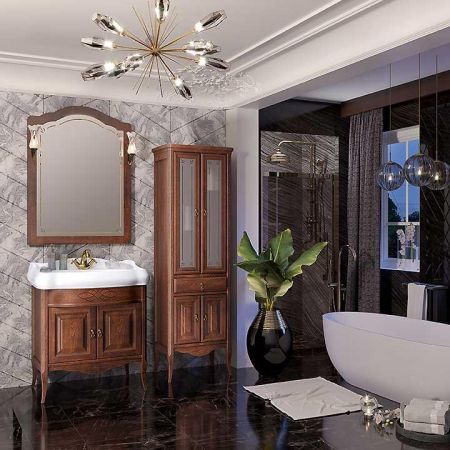 Мебель для ванной Лоренцо 80 Opadiris Светлый орех, артикул 