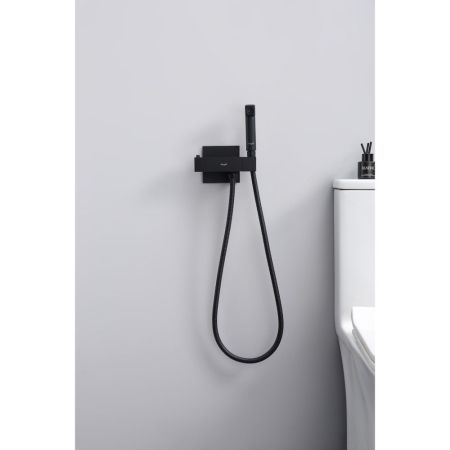 Гигиенический душ с термостатом Raglo R24.56.06, черный, артикул R24.56.06