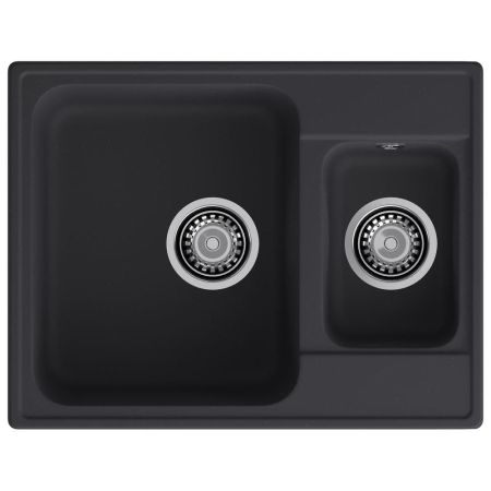 Кухонная мойка GranFest QUARZ 9, черный, артикул 09 черный