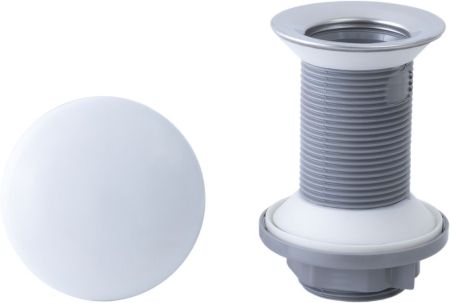 Донный клапан Allen Brau Fantasy 5.11001.21 белый матовый, артикул 5.11001.21