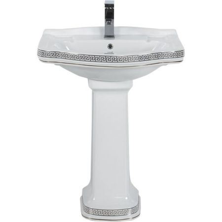 Раковина Creavit Klasik 66 KL065-00CB00E-XA00 Белая с декором