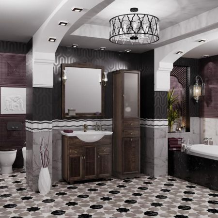 Зеркало Тибет 85 Opadiris Орех антикварный, артикул 