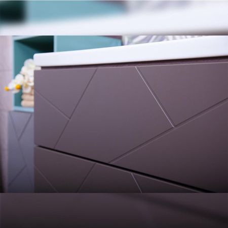 Комплект мебели для ванной Бриклаер КРИСТАЛЛ 70Z, графит/муссон, артикул КРИСТАЛЛ 70Z