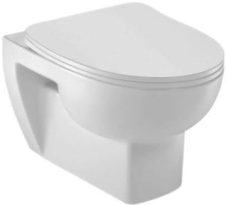 E4570-00 унитаз ODEON UP подвесной без ободка (бел), артикул E4570-00