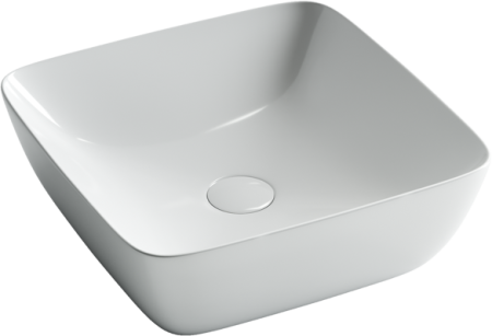 Умывальник чаша FORM накладная квадратная 410*410*145мм CN2002, артикул CN2002
