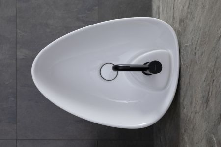 Раковина напольная Allen Brau Infinity 4.21015.20 белый глянец, артикул 4.21015.20