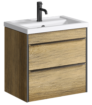 "Fargo" тумба под умывальник, цвет дуб балтийский, FRG0106DB, ТМ «AQWELLA»