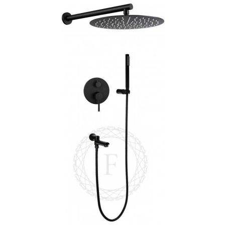 Душевая система встраиваемая FILARETE Roun FL1020BL, черный