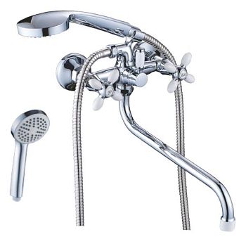 Смеситель для ванны Cron CN22127-8, белый