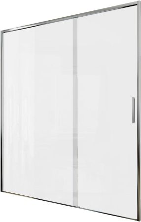 Душевая дверь Aquanet Pleasure Evo 160 AE65-N160-CT профиль хром, прозрачное стекло, артикул AE65-N160-CT