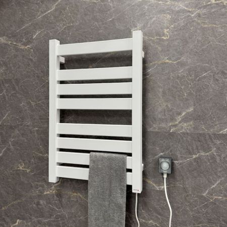 Полотенцесушитель электрический Fixsen HI-TECH 800х500 FX-7500W, белый, артикул FX-7500W
