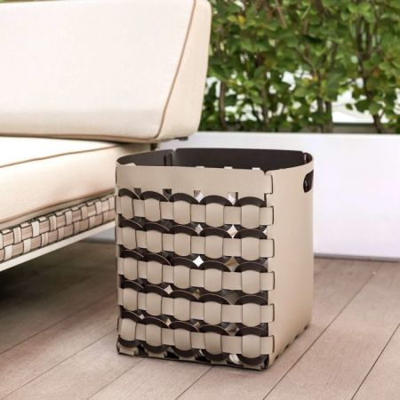 ADJ Корзина Geometria, 35x35xH40 см., цвет: капучино/шоколад, артикул 3047.04/06