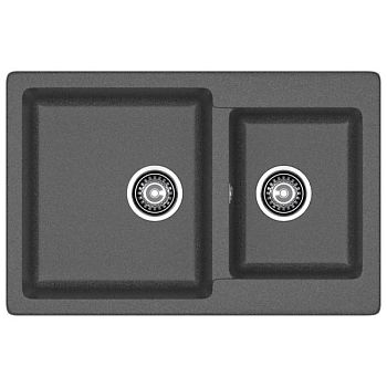 Кухонная мойка GranFest PRACTIK 780K, графит