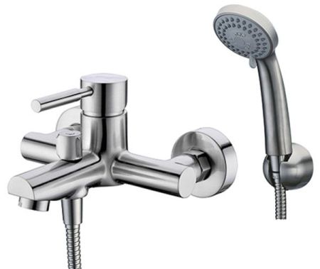 Смеситель для ванны WasserKRAFT Wern 4201 Хром матовый