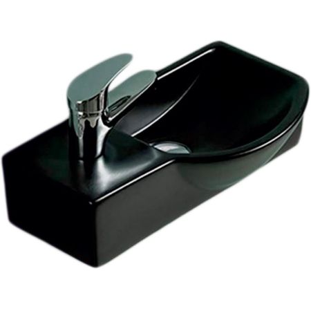 Раковина SantiLine SL-2013RMB 40 Черная матовая, артикул SL-2013RMB