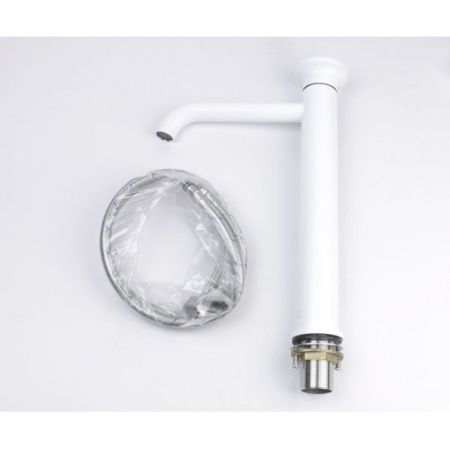 Смеситель для раковины Bronze de Luxe 9008W-Y, белый/желтый