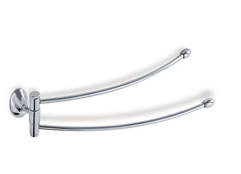 Stil Haus Zefiro, полотенцедержатель двойной поворотный, цвет хром