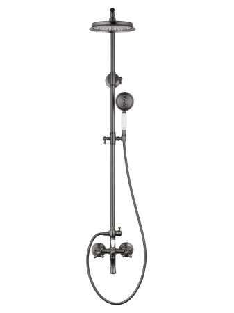 Душевая система WONZON & WOGHAND RETRO, Темный графит (WW-88739020-BGM)