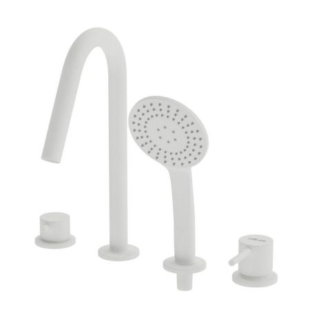 Смеситель на борт ванны LEAF-BVDM4-L, артикул LEAF-BVDM4-L-SR