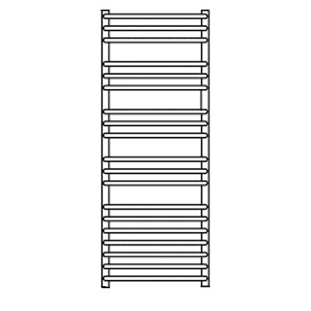 Водяной полотенцесушитель Grota Forte 63х180 Хром, артикул 