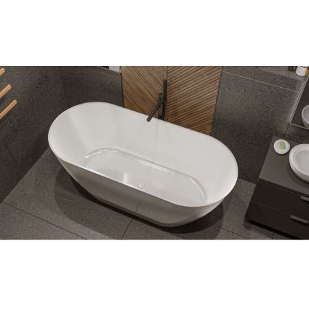 Ванна WHITECROSS Coral A 165x75 (белый глянец) иск. камень