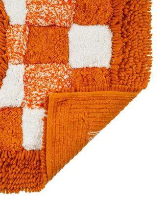 Комплект ковриков Fora 1845-2 100R Шахматы Оранжевый, артикул 1845-2 100R