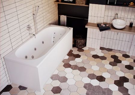 Экран боковой 70 см универсальный (для ванны Оберон, Мия, Лайма, Афродита, Либра, София), артикул EKR-B0000011