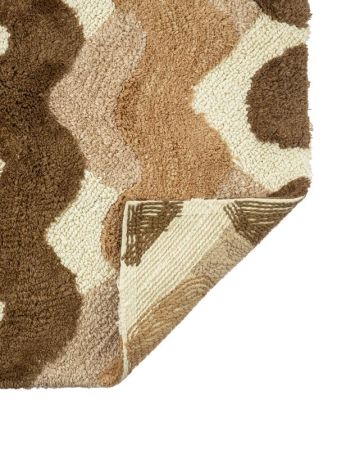 Коврик для ванной "Волны" одинарный, бежевый 60*100cm, артикул 2823-1 100BG