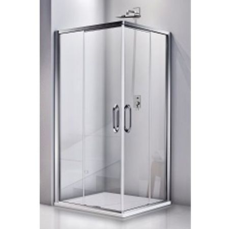 Душевой уголок Good Door Antares CR-100 100х100 профиль Хром стекло прозрачное, артикул АН00006