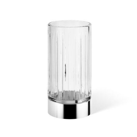 Decor Walther Century SMG Стакан настольный, граненое стекло, цвет: хром, артикул 0587700