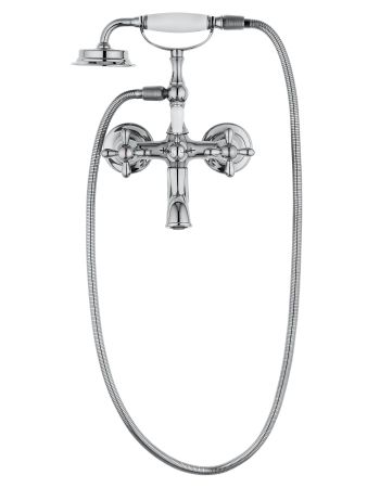 Смеситель для ванны с душем WONZON & WOGHAND RETRO, Хром (WW-88639020-CR)