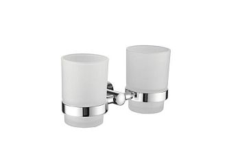 Стакан для ванной комнаты двойной BELZ B90008, хром