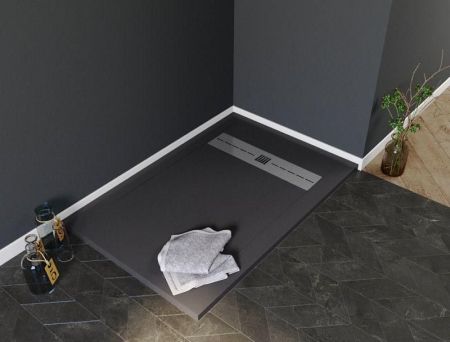 Душевой поддон Aquanet Delight 160х90 черный, артикул 00258901