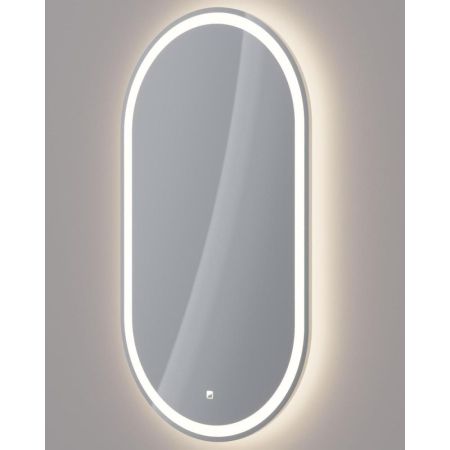 Зеркало Dreja Luno 55x100 см, белый, артикул 99.2007