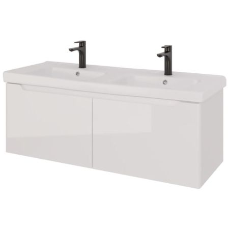 Тумба под раковину подвесная Dreja W 125 см, белый, артикул 99.9400