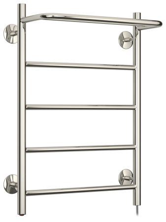 Электрический полотенцесушитель СТИЛЬЕ "Формат 30 П" 600х400 (Полка + 4) П16 (Без покрытия)