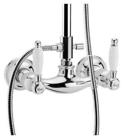 Душевая система Webert Dorian DO760405 Хром Белый