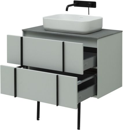 Тумба под раковину Allen Brau Reality 80 1.32005.PWM папирус матовый, артикул 1.32005.PWM