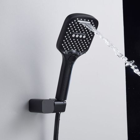 Душевая система встраиваемая Shevanik S4035H, черный