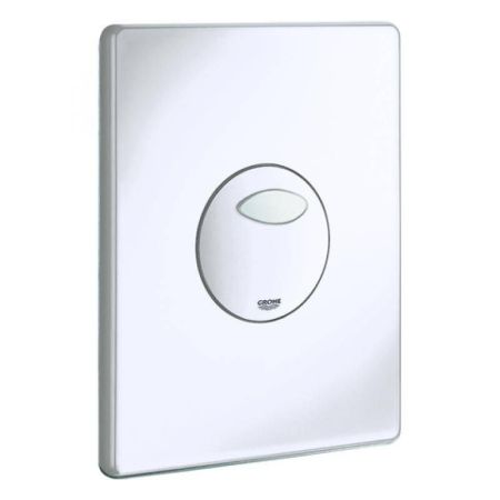 Панель смыва для унитаза GROHE Skate, вертикальный монтаж, белая (42303SH0), артикул 42303SH0