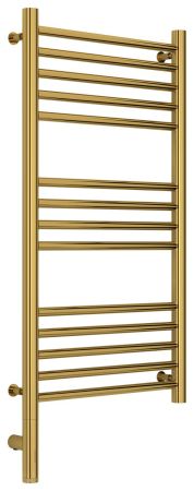 Полотенцесушитель электрический "БОГЕМА 3.0" прямая 800х400 / МЭМ левый (Золото)