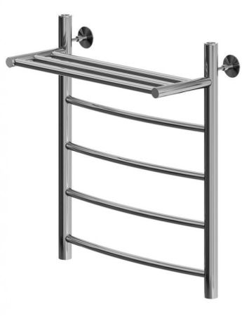 Полотенцесушитель водяной Aquanet Romeo с полкой 600x500, с полкой, хром, артикул 00266728