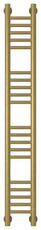 Полотенцесушитель водяной "Богема+" прямая 1200х150 (Состаренная ЛАТУНЬ), артикул 051-0220-1215