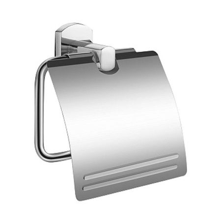 Держатель туалетной бумаги Milardo Neva NEVSMC0M43 с крышкой Хром